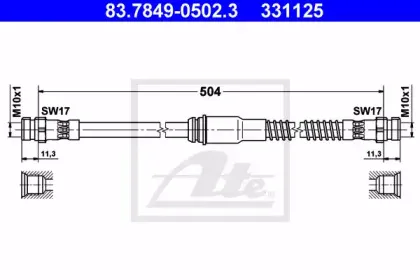 83.7849-0502.3 ATE