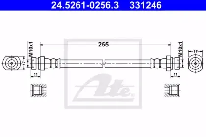 24.5261-0256.3 ATE