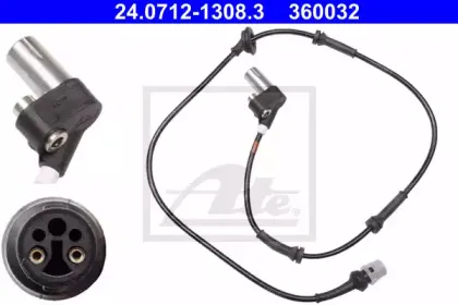 24.0712-1308.3 ATE Датчик, частота вращения колеса