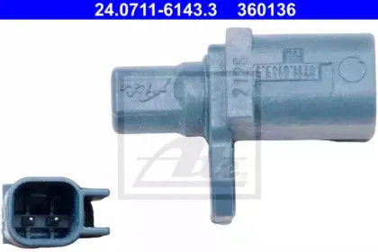 24.0711-6143.3 ATE Датчик, частота вращения колеса