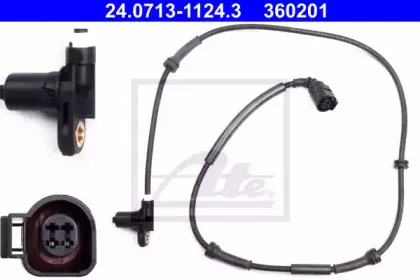 24.0713-1124.3 ATE Датчик, частота вращения колеса