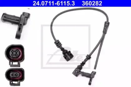 24.0711-6115.3 ATE Датчик, частота вращения колеса