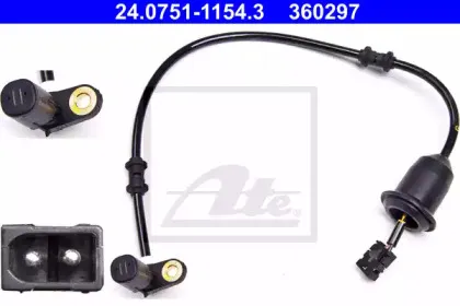 24.0751-1154.3 ATE Датчик, частота вращения колеса