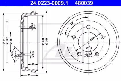 24.0223-0009.1 ATE