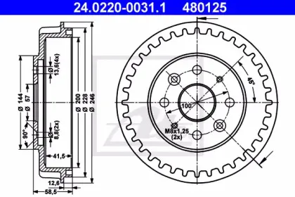 24.0220-0031.1 ATE
