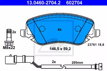 13.0460-2704.2 ATE