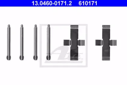13.0460-0171.2 ATE Комплектующие, колодки дискового тормоза