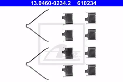 13.0460-0234.2 ATE Комплектующие, колодки дискового тормоза