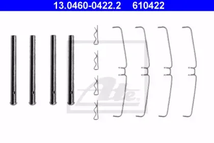 13.0460-0422.2 ATE Комплектующие, колодки дискового тормоза