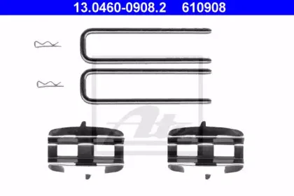 13.0460-0908.2 ATE Комплектующие, колодки дискового тормоза