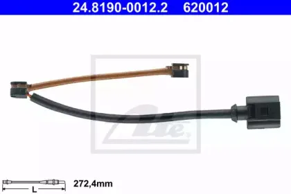 24.8190-0012.2 ATE Сигнализатор, износ тормозных колодок