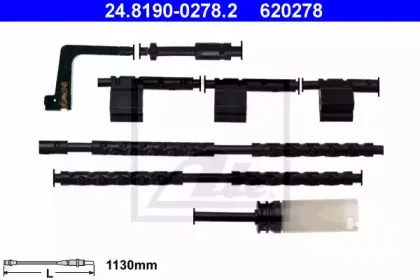 24.8190-0278.2 ATE Сигнализатор, износ тормозных колодок