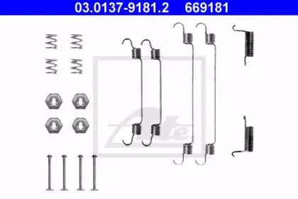 03.0137-9181.2 ATE Комплектующие, тормозная колодка