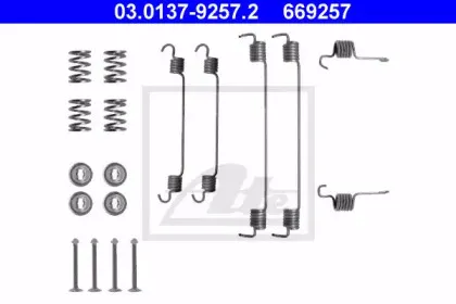 03.0137-9257.2 ATE Комплектующие, тормозная колодка
