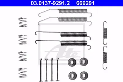 03.0137-9291.2 ATE Комплектующие, тормозная колодка