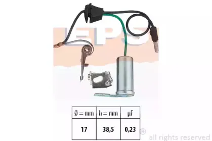 1.215.126 EPS Контактная группа, распределитель зажигания