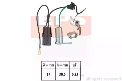 1215127 EPS Контактная группа, распределитель зажигания
