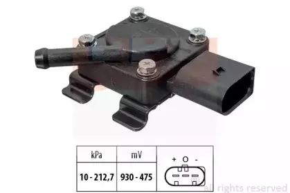 1.993.312 EPS Датчик, давление выхлопных газов