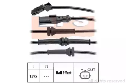 1.960.145 EPS Датчик, частота вращения колеса