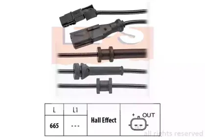 1.960.154 EPS Датчик, частота вращения колеса