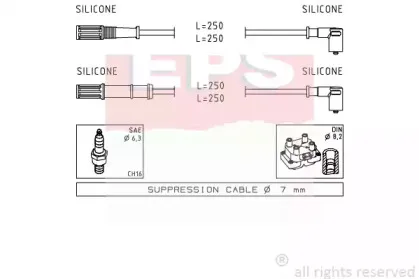 1.499.170 EPS Комплект проводов зажигания
