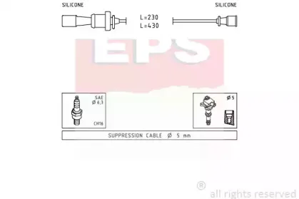 1.499.251 EPS Комплект проводов зажигания