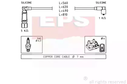 1.501.350 EPS Комплект проводов зажигания