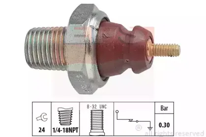 1.800.011 EPS Датчик давления масла