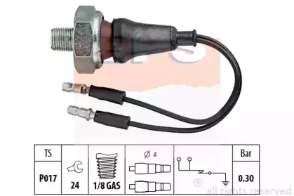 1.800.061 EPS Датчик давления масла
