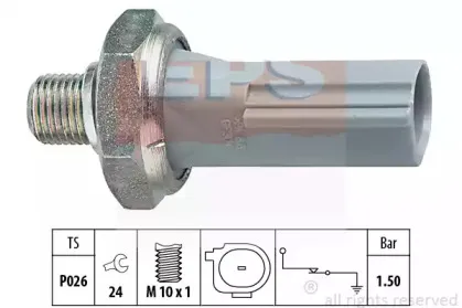 1.800.176 EPS Датчик давления масла
