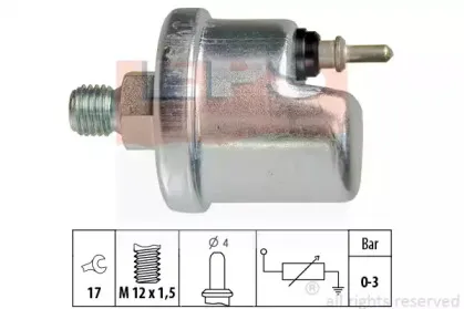 1.800.630 EPS Датчик, давление масла