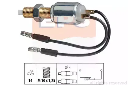 1.810.028 EPS Выключатель фонаря сигнала торможения