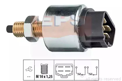 1.810.105 EPS Выключатель фонаря сигнала торможения