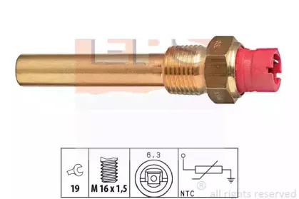 1.830.006 EPS Датчик, температура масла