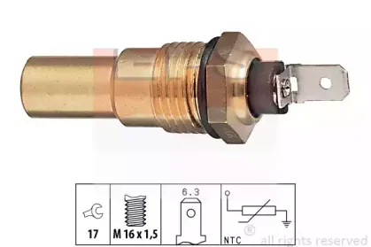 1.830.035 EPS Датчик, температура охлаждающей жидкости