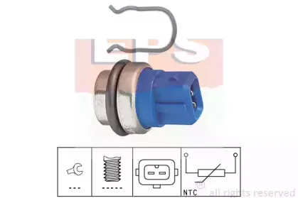 1.830.101 EPS Датчик, температура охлаждающей жидкости