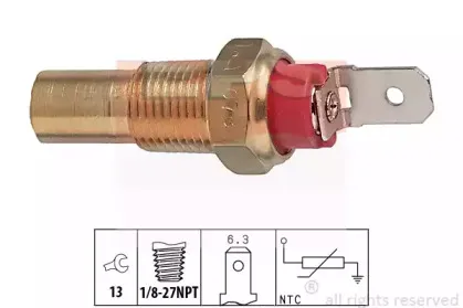 1.830.115 EPS Датчик, температура охлаждающей жидкости