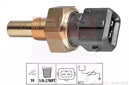 1.830.119 EPS Датчик, температура охлаждающей жидкости
