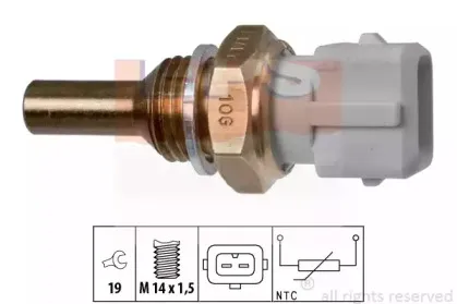 1.830.126 EPS Датчик, температура охлаждающей жидкости