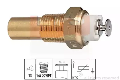 1.830.235 EPS Датчик, температура охлаждающей жидкости