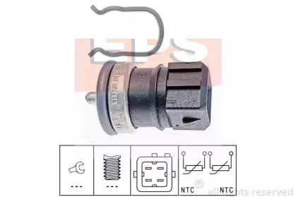 1.830.251 EPS Датчик, температура охлаждающей жидкости
