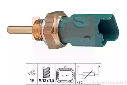 1.830.261 EPS Датчик, температура охлаждающей жидкости