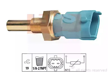 1.830.263 EPS Датчик, температура охлаждающей жидкости