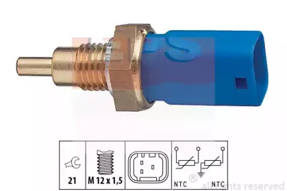 1.830.275 EPS Датчик, температура охлаждающей жидкости