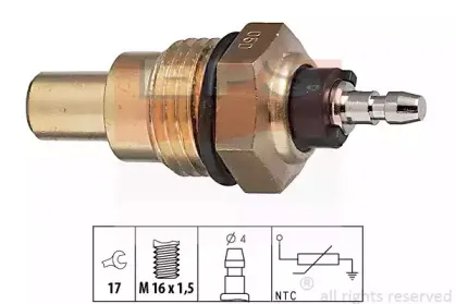 1.830.314 EPS Датчик, температура охлаждающей жидкости