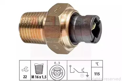1.840.000 EPS термовыключатель, сигнальная лампа охлаждающей жидкости