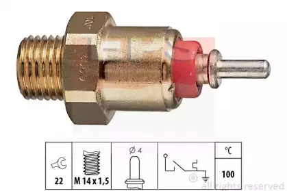 1.840.069 EPS термовыключатель, сигнальная лампа охлаждающей жидкости