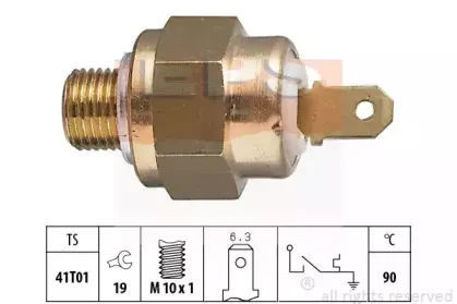 1.840.093 EPS термовыключатель, сигнальная лампа охлаждающей жидкости