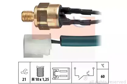 1.840.094 EPS термовыключатель, сигнальная лампа охлаждающей жидкости