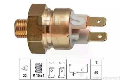 1.840.112 EPS термовыключатель, сигнальная лампа охлаждающей жидкости